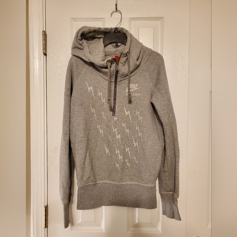Nike Track and Field Hoodie Gray Adult Small